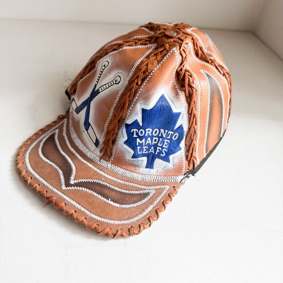 Hand painted Leather Toronto Blue Jays Baseball Cap Hat - Picture 4 of 8